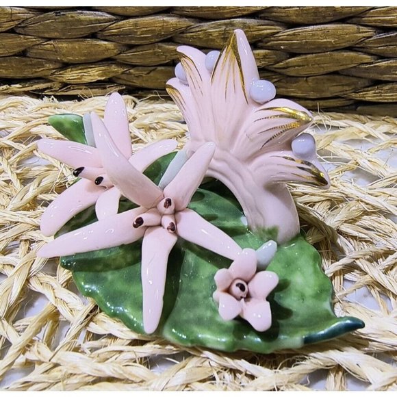 Lamore China Place Card Holders, 1940's SET/2 Vintage - Picture 3 of 11